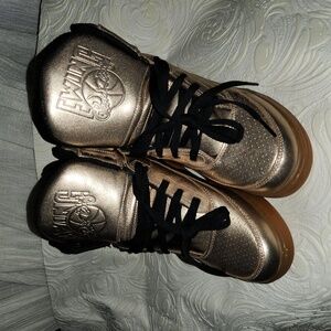 Rose Gold Patrick Ewing 33 Hi Top Men's SZ 10